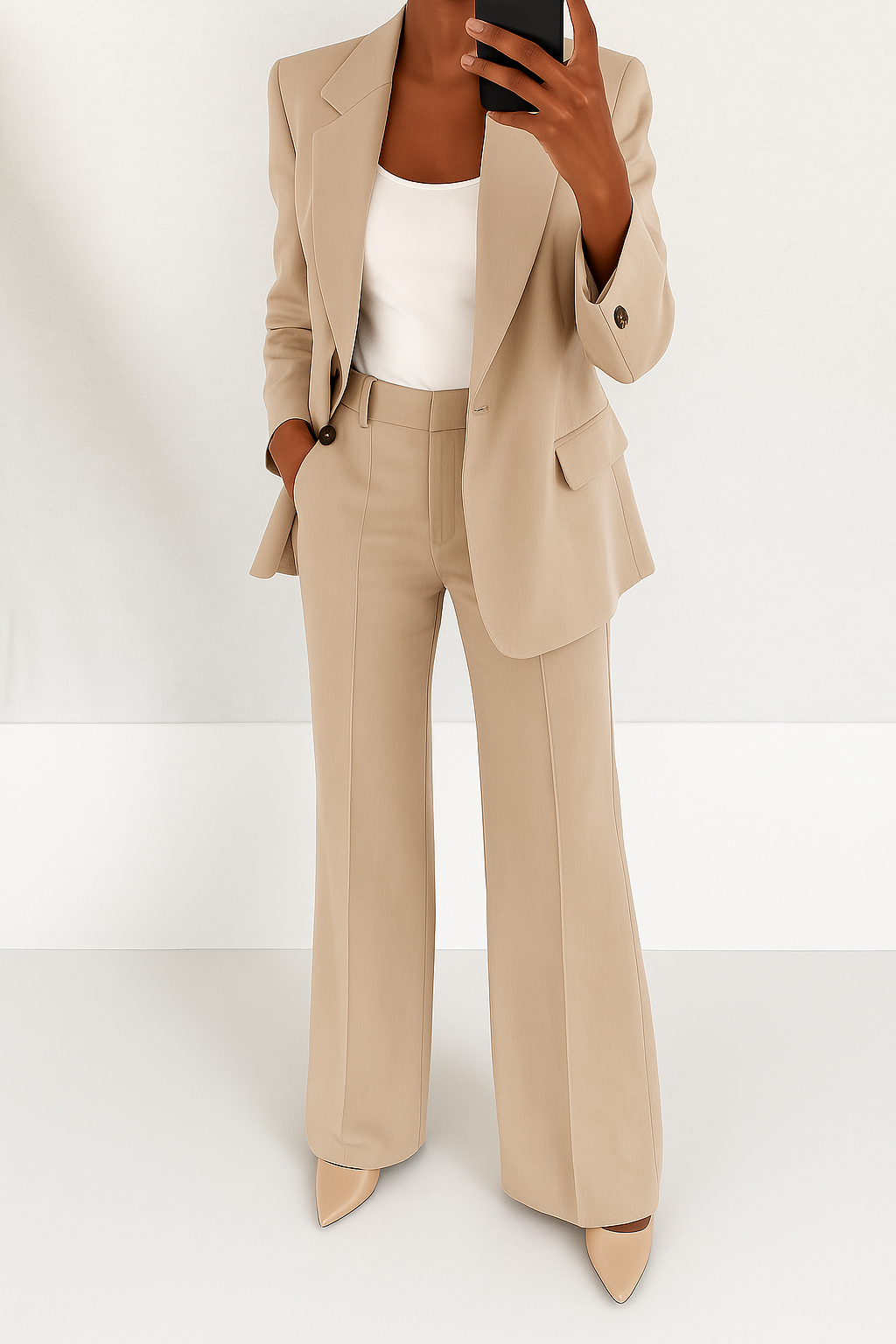 Lauren | Elegant two-piece blazer set with tailored fit and versatility