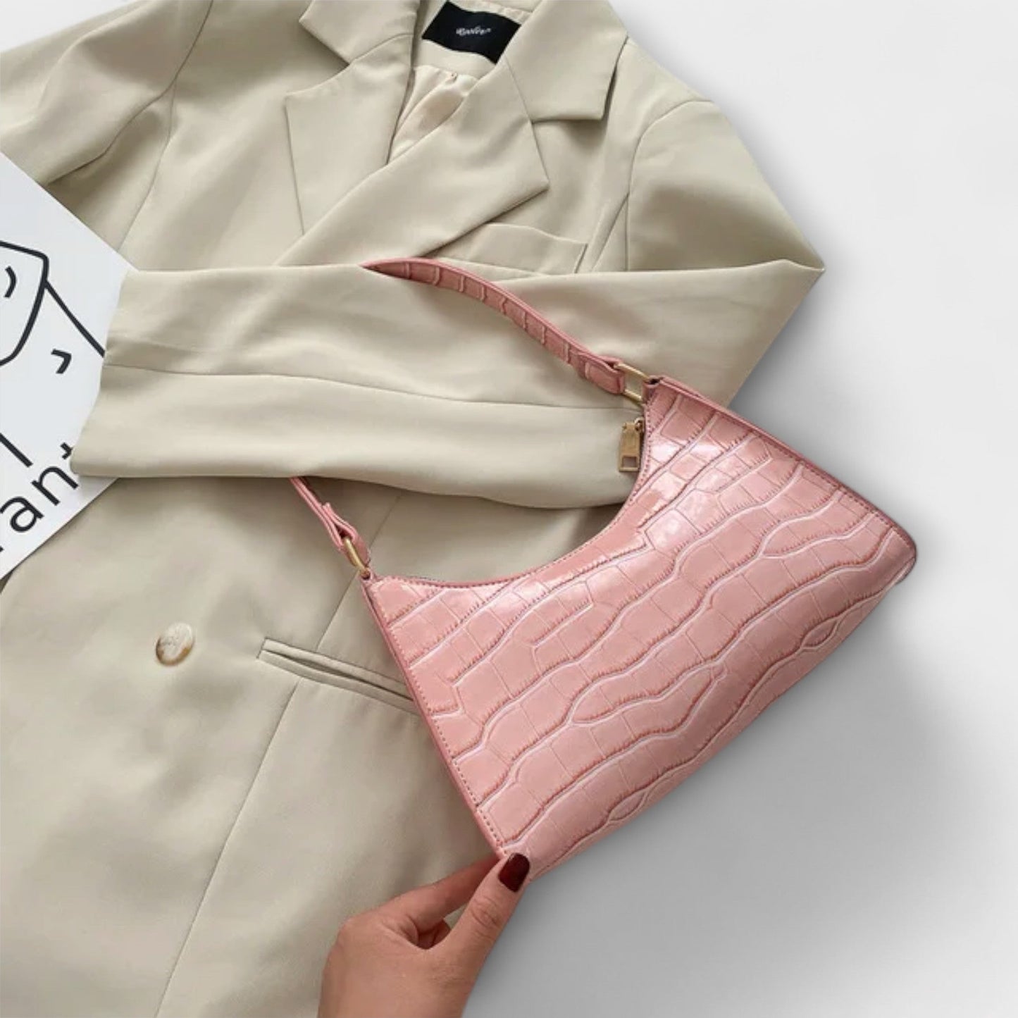 Vallenne™ Shiny Leather Bag