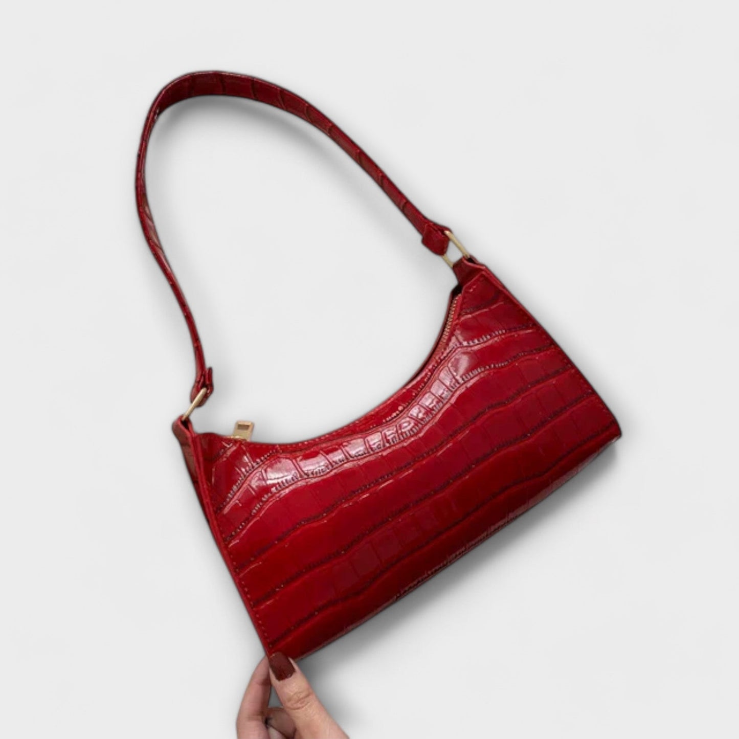 Vallenne™ Shiny Leather Bag
