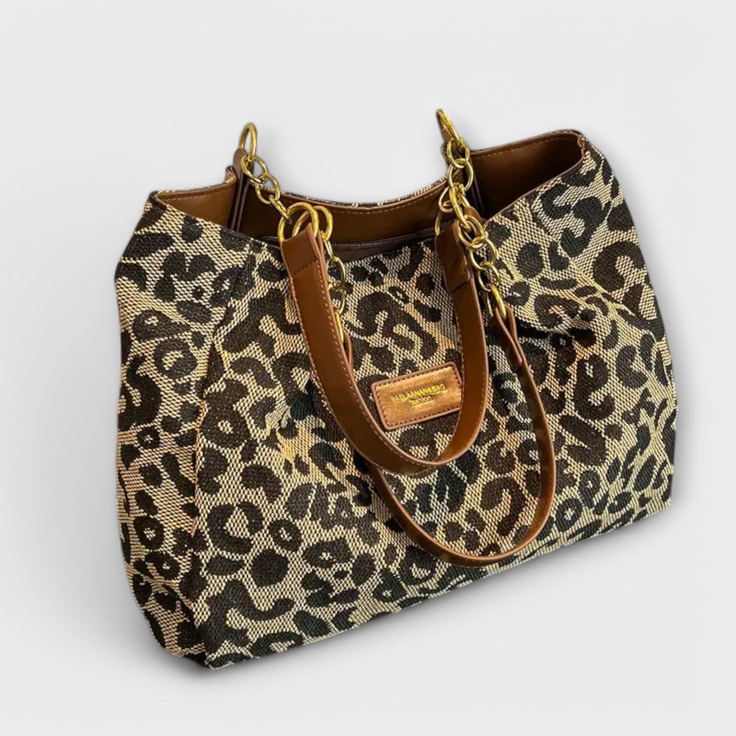 Vallenne™ Leopard Canvas Tote