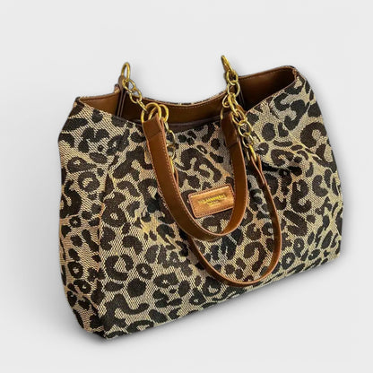 Vallenne™ Leopard Canvas Tote