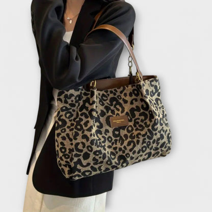 Vallenne™ Leopard Canvas Tote