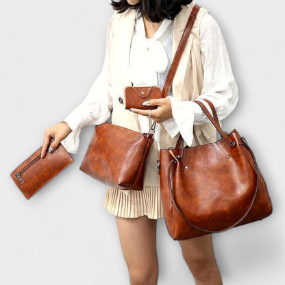 Vallenne™ 4-Piece Vintage Bag Set
