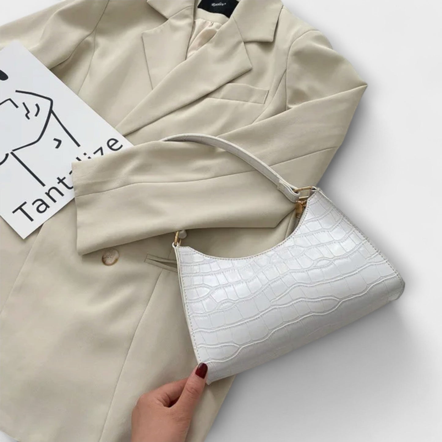 Vallenne™ Shiny Leather Bag