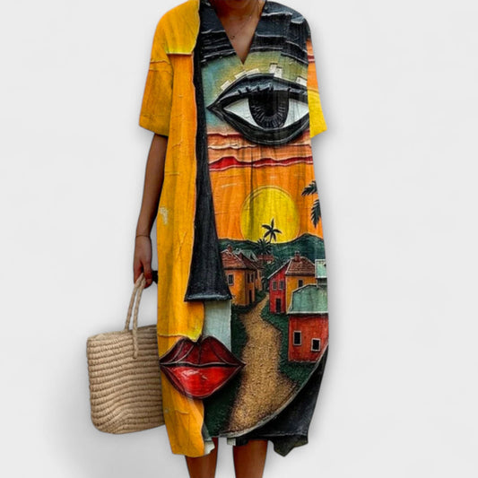 Ute – Airy Knee-Length Summer Dress