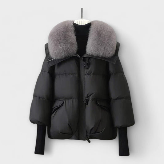 Elegant Coat with Fur