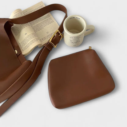 Vallenne™ Elegant Leather Shoulder Bag