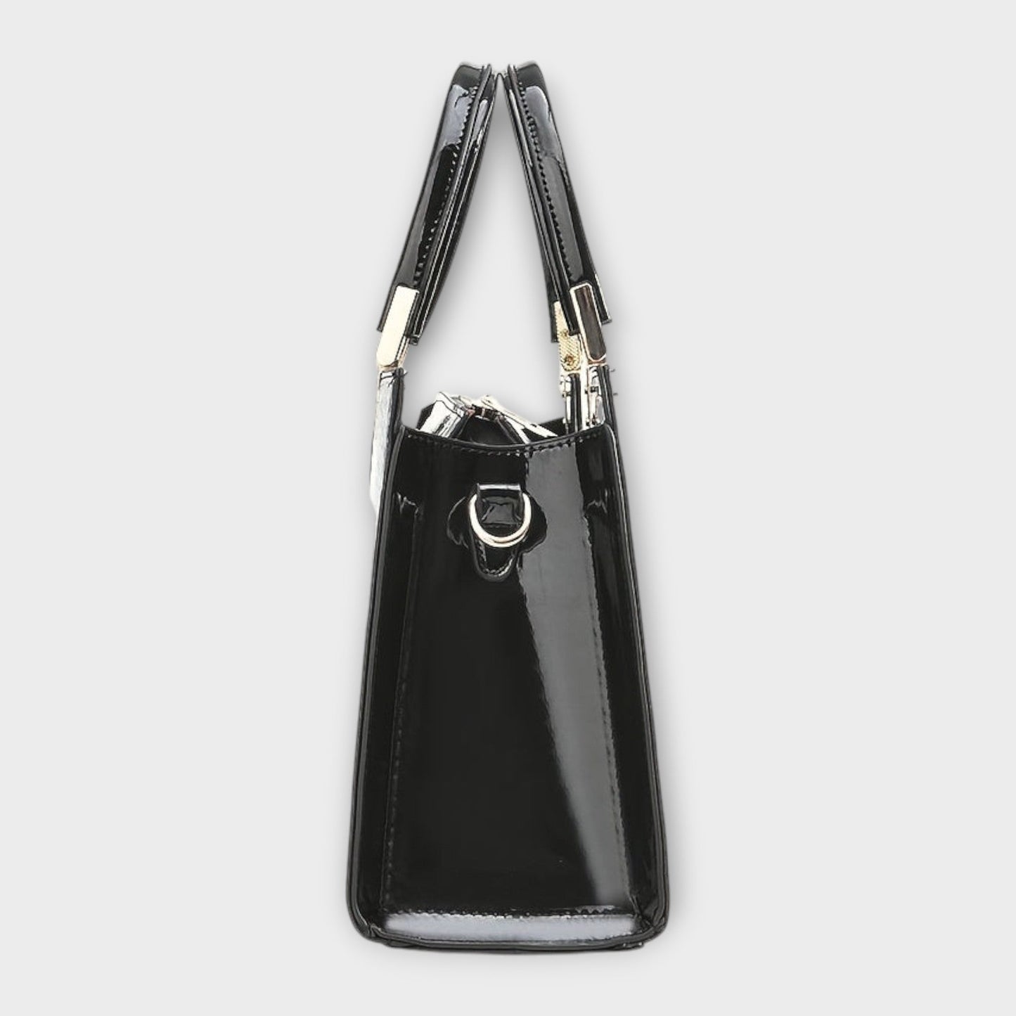 Vallenne™ Glossy Crocodile Pattern Handbag