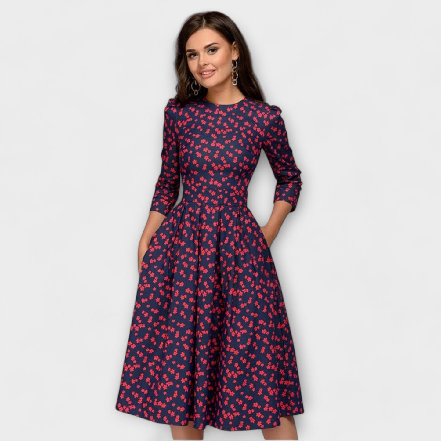 Elegant Knee-Length Dress